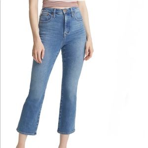 NWT Madewell Cali Demi -Bootcut Jeans